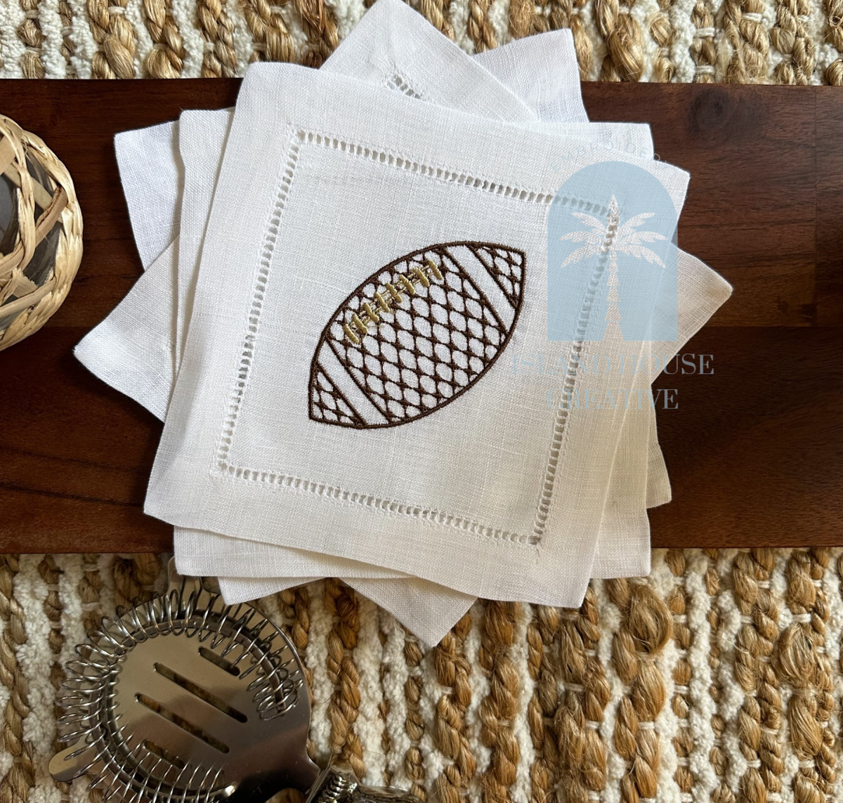 Football Cocktail Napkins