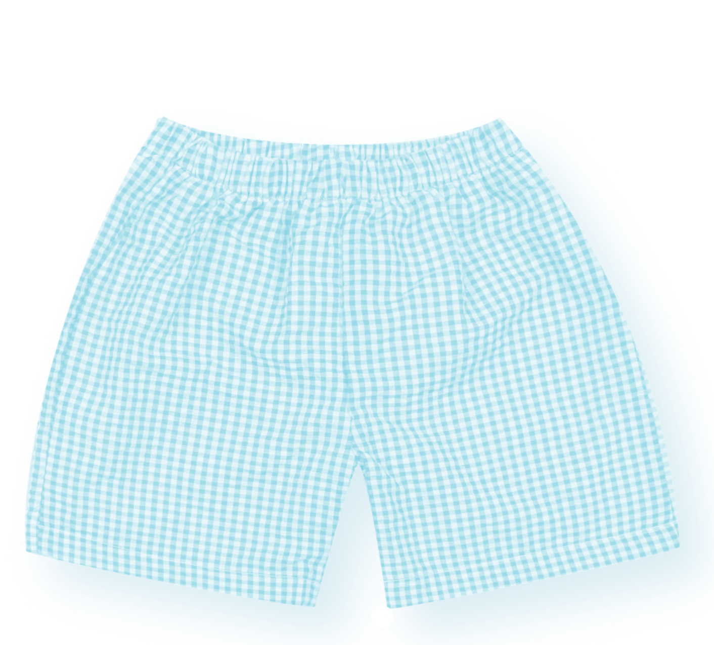 Boy's Gingham Castle Shirt Set