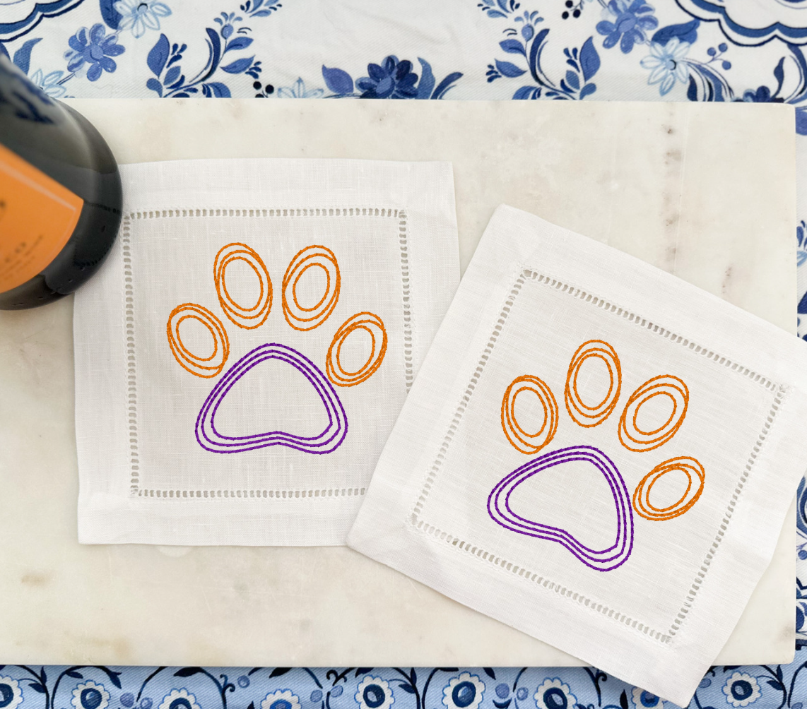 Clemson Cocktail Napkins