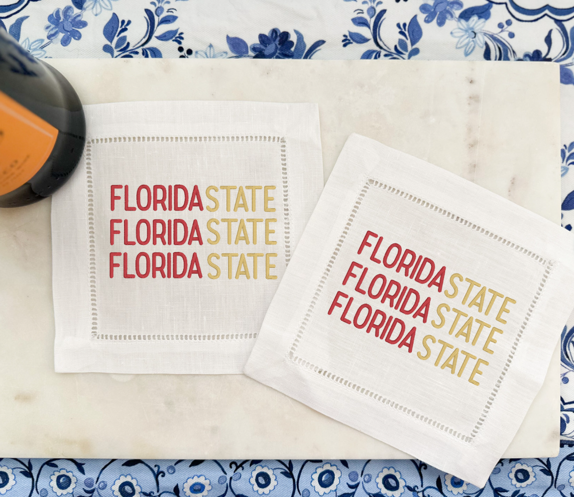 Florida State Cocktail Napkins