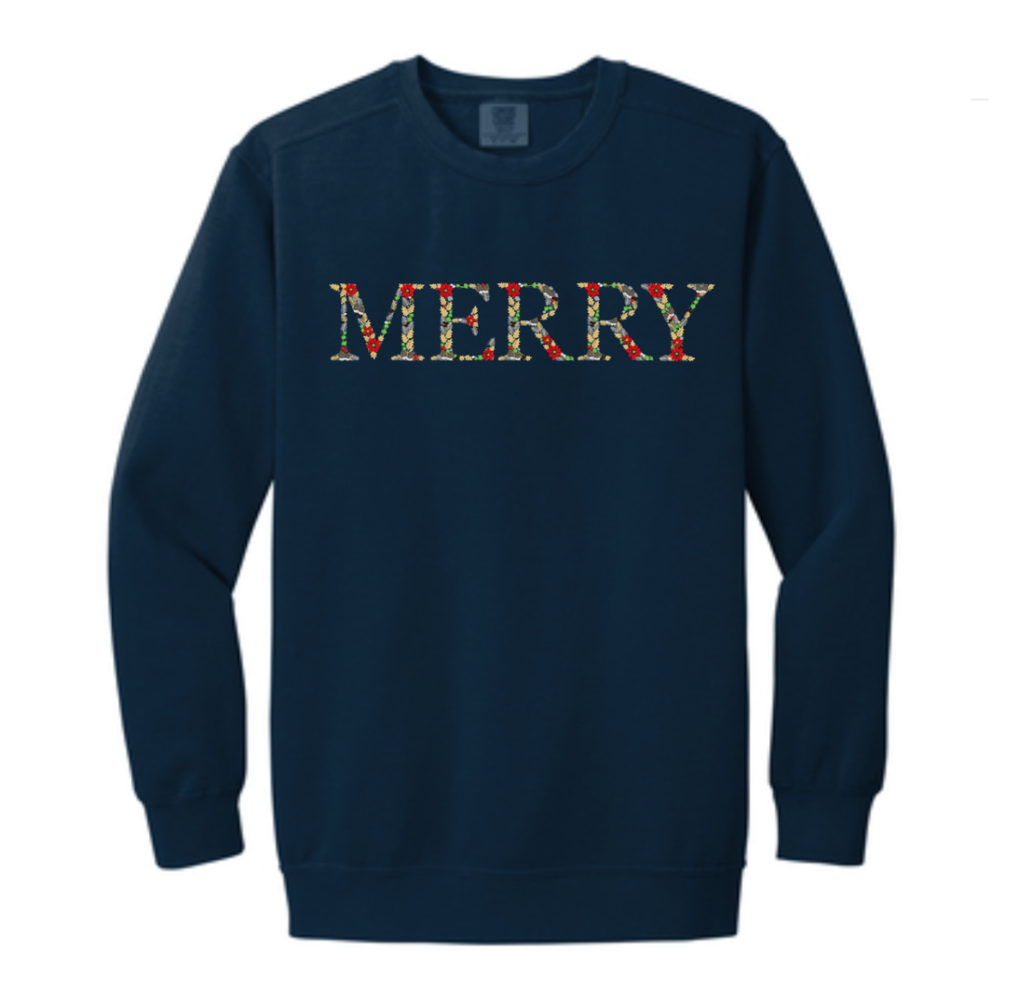 Merry Holiday Sweatshirt (Comfort Colors)