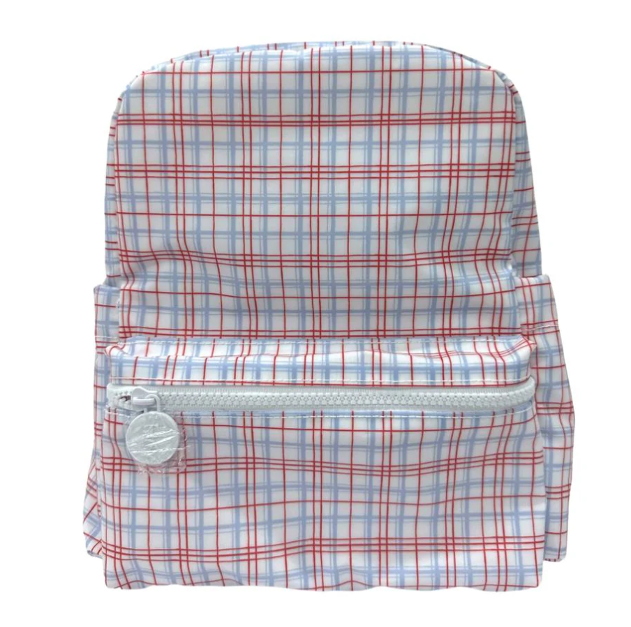 TRVL Mini Backer- Classic Plaid Red