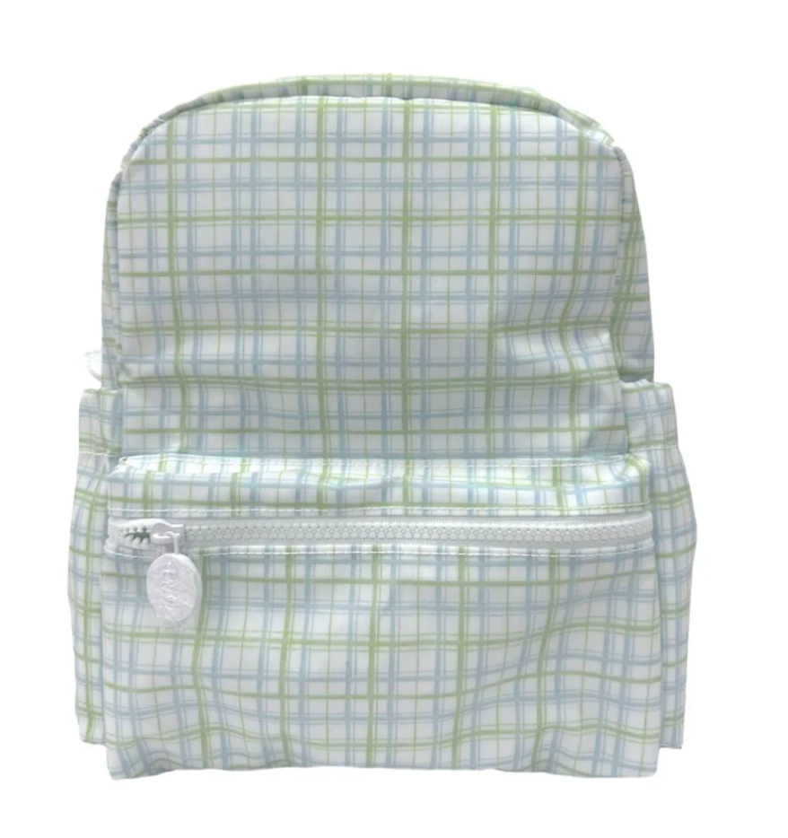 TRVL Mini Backer- Classic Plaid Green