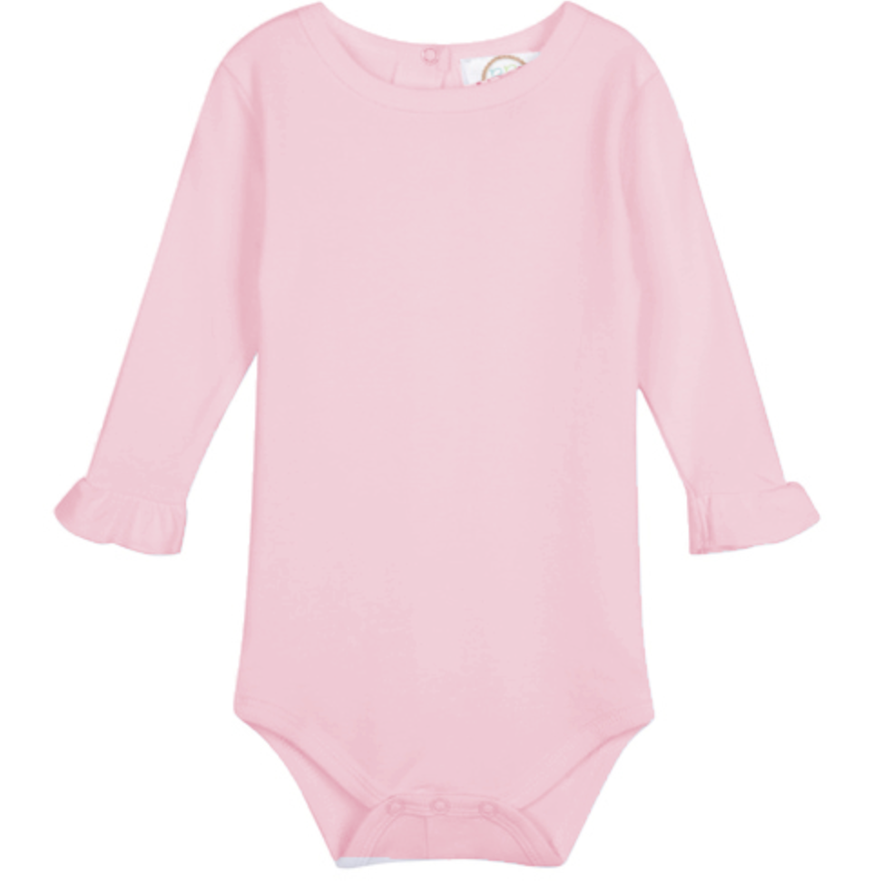 Long Sleeve Ruffle Onesie