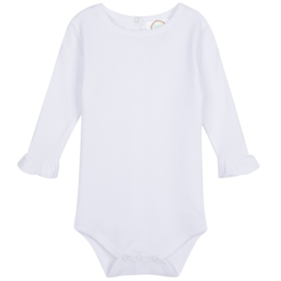 Long Sleeve Ruffle Onesie