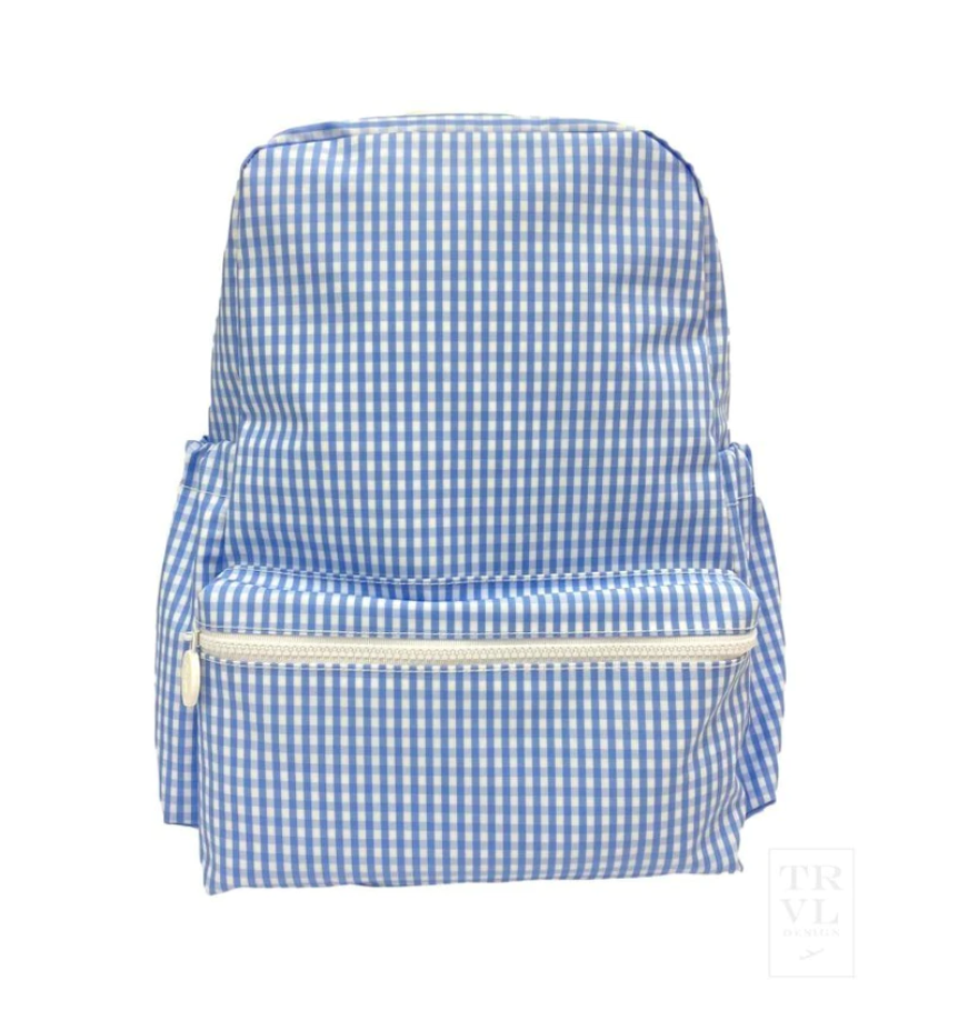 TRVL Mini Backpacker- Gingham Collection (Multiple Colors)