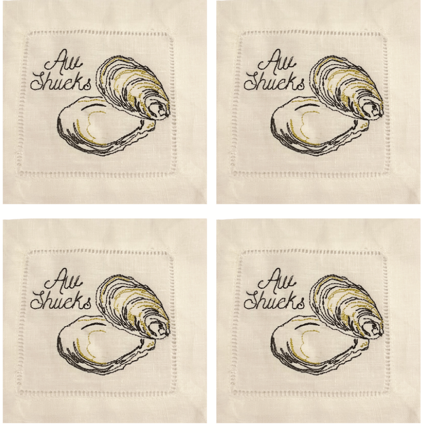 Oyster Cocktail Napkin