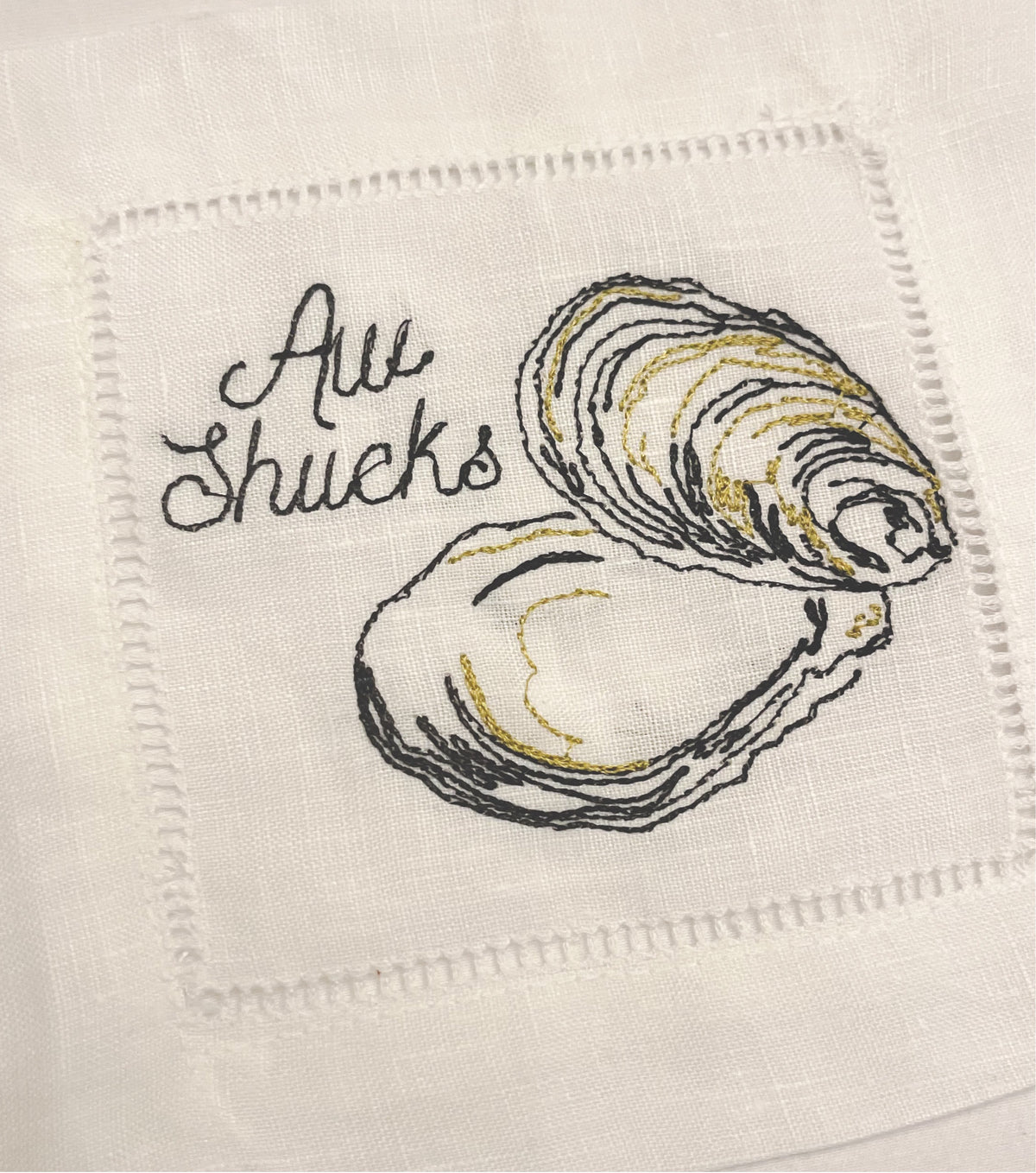 Oyster Cocktail Napkin