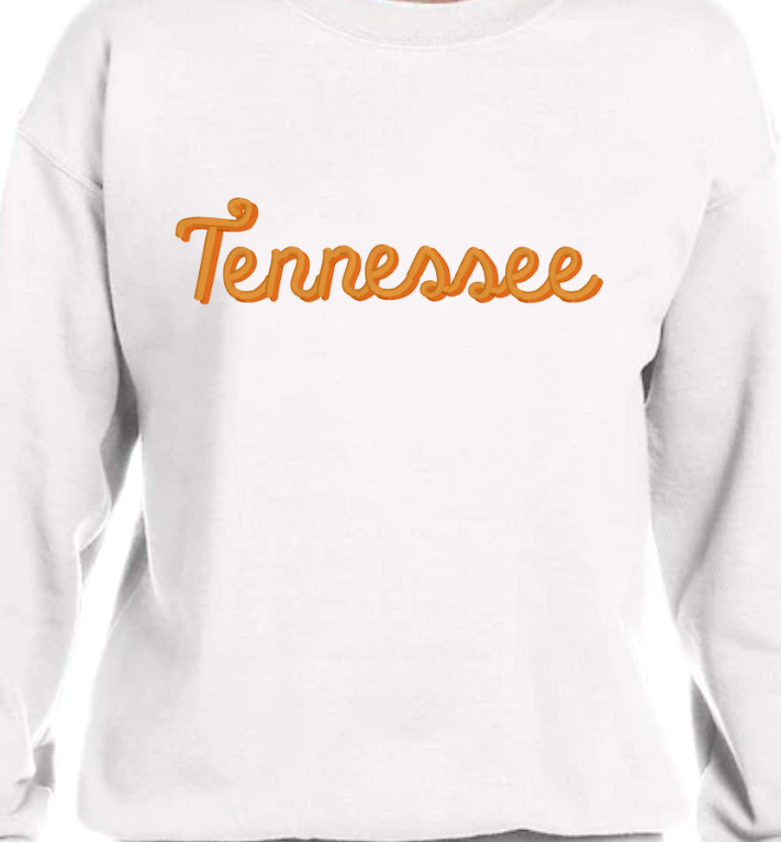 Custom Adult Collegiate Crewneck Sweatshirt