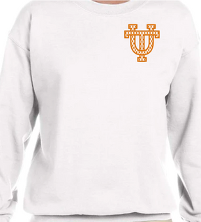 Custom Adult Collegiate Crewneck Sweatshirt