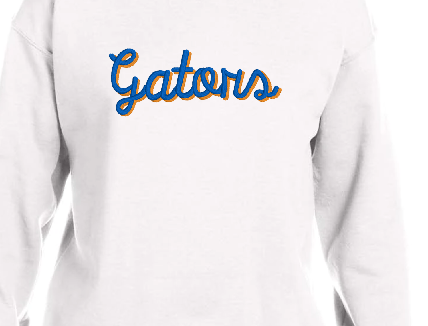 Custom Adult Collegiate Crewneck Sweatshirt